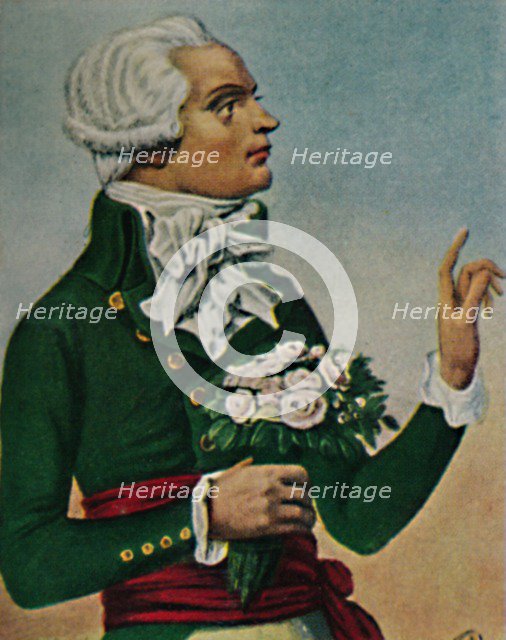'Robespierre 1757-1794', 1934. Creator: Unknown.