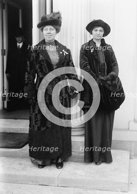 Woman Suffrage - Rose Winslow And Maggie Hinchey, 1914. Creator: Harris & Ewing.