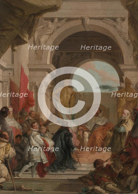 The Investiture of Bishop Harold as Duke of Franconia, ca. 1751-52. Creator: Giovanni Battista Tiepolo.