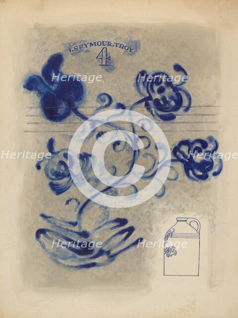 Jug, c. 1937. Creator: John Dana.