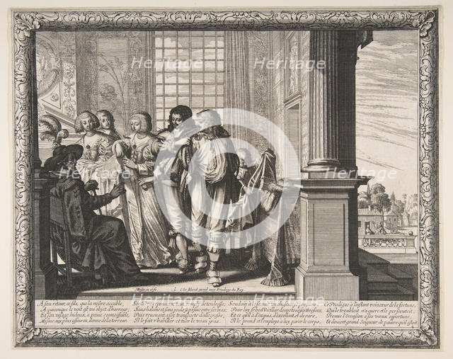 The Prodigal Son Changes Clothes, ca. 1636. Creator: Abraham Bosse.