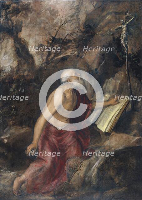 The Penitent Saint Jerome, 1575. Creator: Titian.