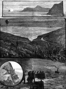 The Fatal Disaster with a Balloon, 1881. Creator: Unknown.