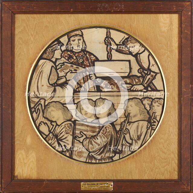 The Building of the Temple, 1863. Creator: Sir Edward Coley Burne-Jones.