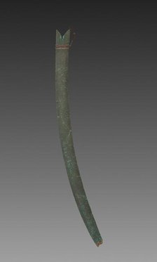 Silapa Sword (green leather case), 1700s-1800s. Creator: Unknown.