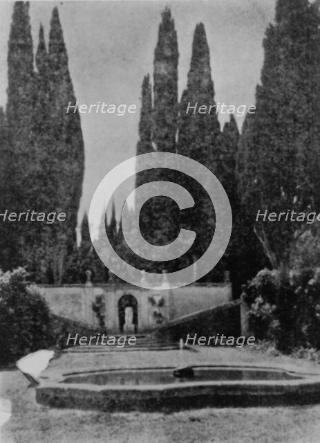 In old world gardens, an exhibition of photographs by Frances Benjamin Johnston..., 1926. Creator: Frances Benjamin Johnston.