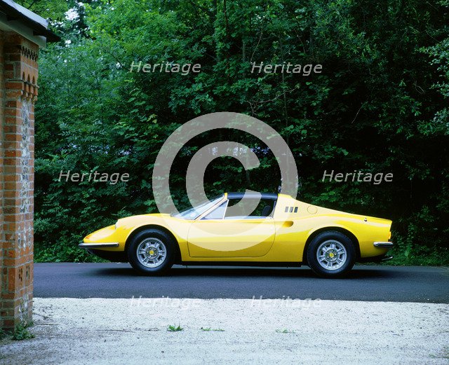 1974 Ferrari Dino 246 GTS. Artist: Unknown.