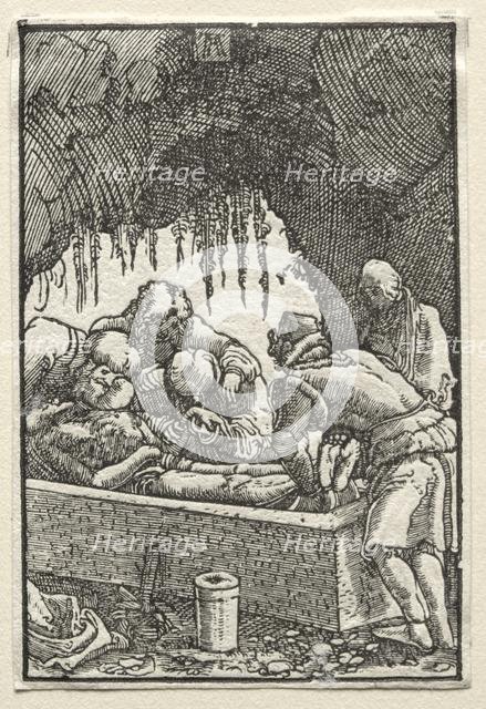The Fall and Redemption of Man: Burial of Christ, c. 1515. Creator: Albrecht Altdorfer (German, c. 1480-1538).