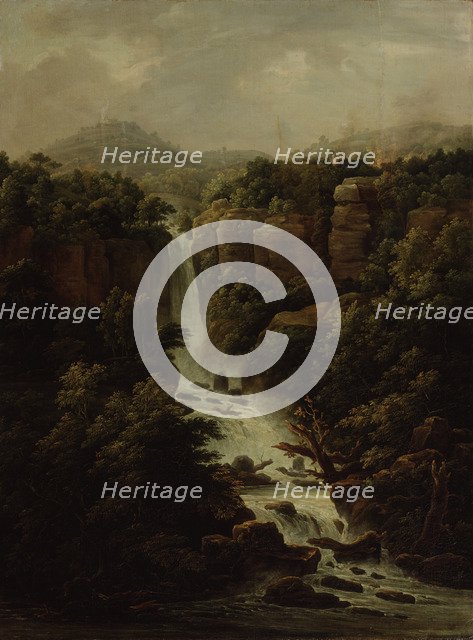 Cascade near the Papal palace in Rome. Artist: Matveyev, Fyodor Mikhailovich (1758-1826)