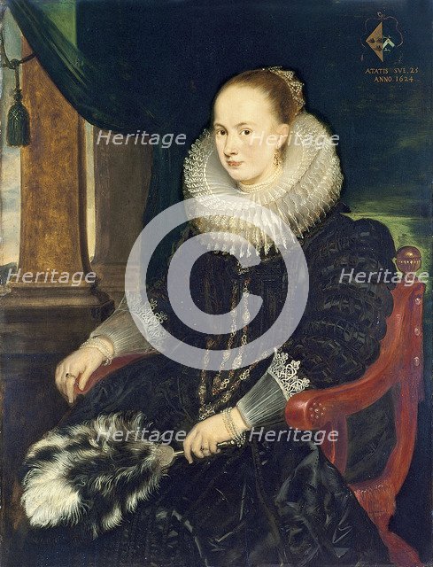 Portrait of Antonia Canis. Artist: Vos, Cornelis de (1584-1651)