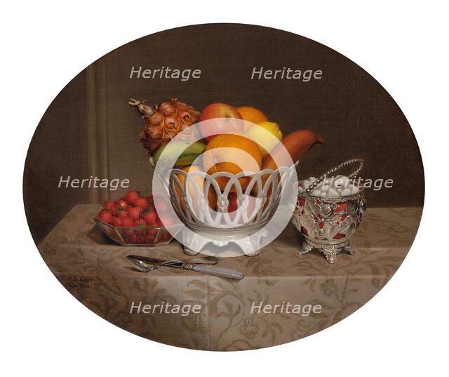 Fruit Piece, 1860. Creator: Hannah Brown Skeele.