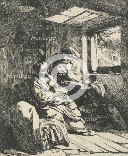 The young mother, c. 1660. Creator: Cornelis Bega.