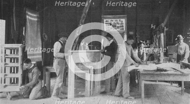 A furniture and repair shop at Snow Hill, 1904. Creator: Frances Benjamin Johnston.