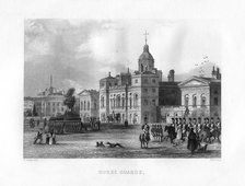 Horse Guards, London, 19th century.Artist: J Woods