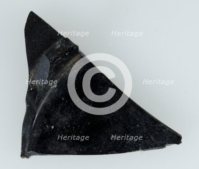 Glass Fragment from a Vessel, Coptic, 4th-early 5th century. Creator: Unknown.