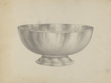 Sugar Bowl, c. 1936. Creator: Horace Reina.