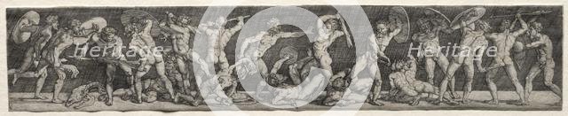Battle of Naked Men. Creator: Barthel Beham (German, 1502-1540).
