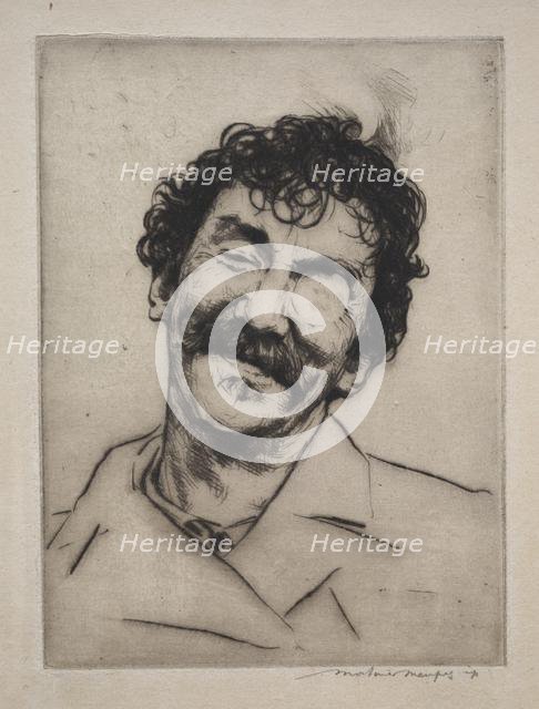 James MacNeill Whistler. Creator: Mortimer Menpes (British, 1860-1938).