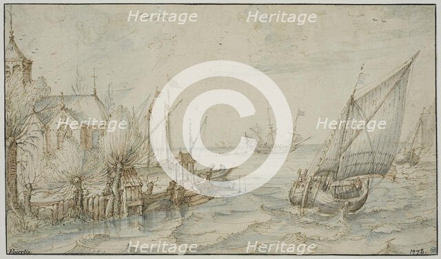 Seascape. Creator: Cornelis Claesz van Wieringen.