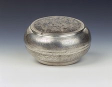 Chased silver covered box, Southern Song-Yuan dynasty, China, 13th century. Artist: Unknown