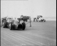 Racing Car Driving Past the Camera, 1933. Creator: British Pathe Ltd.