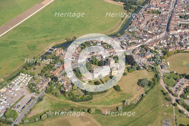 St Mary's Abbey, Tewkesbury, Gloucestershire, 2021. Creator: Damian Grady.
