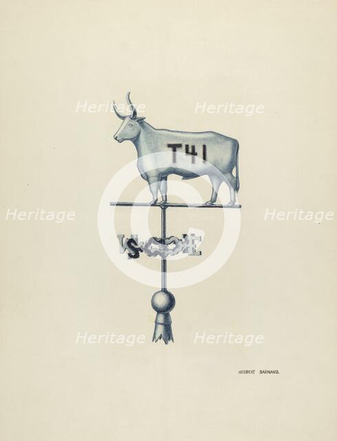Weather Vane, c. 1941. Creator: Herbert Barnard.