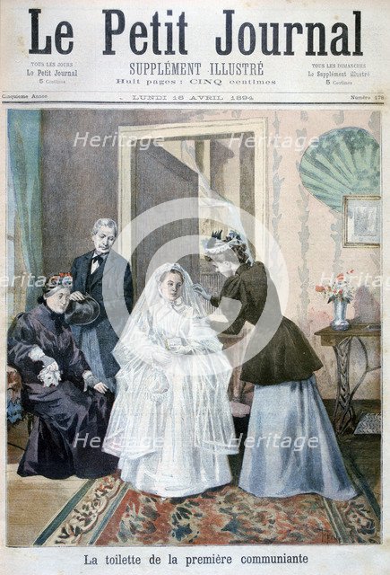 First communicant, 1894. Artist: Oswaldo Tofani