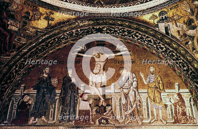 'The Crucifixion', St Mark's Basilica, Venice, Italy. Artist: Anon