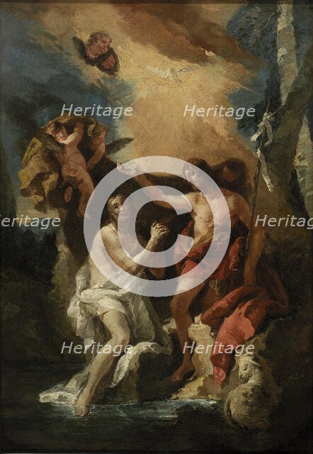 Baptism of Christ, 18th century. Creator: Unknown.