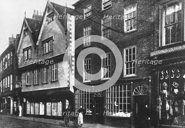 Rowntree’s shop, Pavement, York, Yorkshire,  1880. Artist: Unknown
