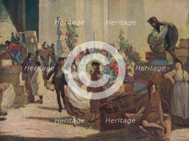 'The Market', c1900. Artist: Claude Allin Shepperson.