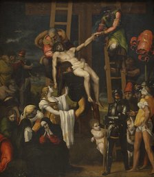 The Descent from the Cross, 1547. Artist: Machuca, Pedro (c. 1490-1550)