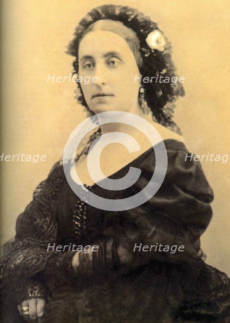 Portrait of Giuseppina Strepponi (1815-1897), 1877.