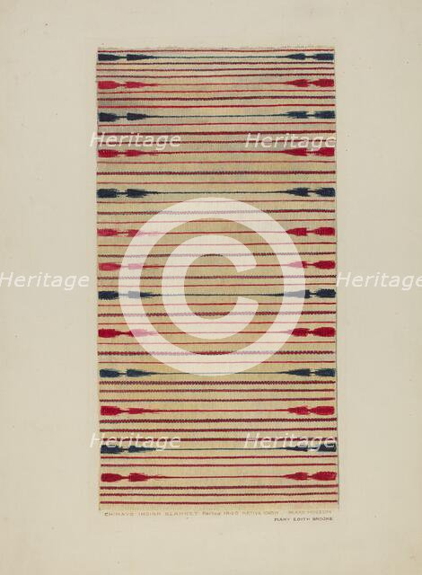 Blanket, 1935/1942. Creator: Mary Edith Brooks.