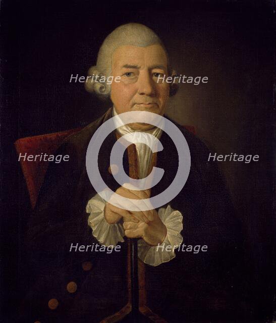 Portrait of John Baskerville (1706-1775), 1774. Creator: James Millar.