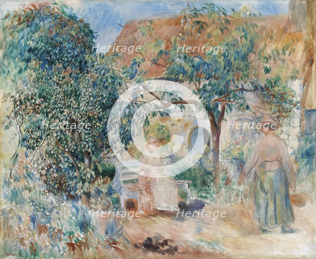 Garden in Brittany, 1886.