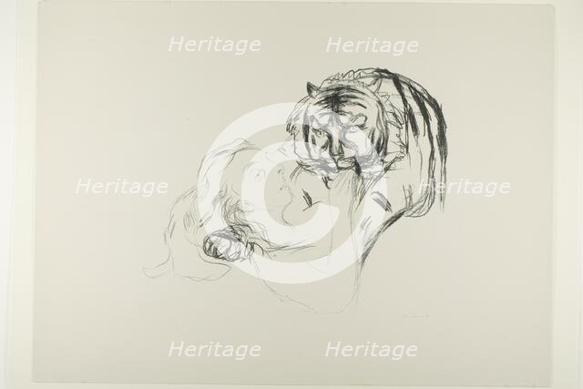 The Tiger, 1908/09. Creator: Edvard Munch.