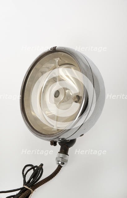 Lucas bi-flex long range electric headlamp circa 1928. Creator: Unknown.
