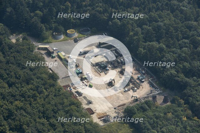 Singleton Forest oil well, West Sussex, 2016. Creator: Damian Grady.