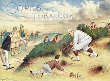 Satirical advertisement for Cope's Tobaccos, c1890s. Artist: John Wallace