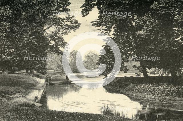 'Sixth Form Bench, and Fellows' Eyot', 1911. Creator: Unknown.