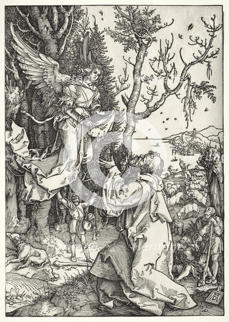Joachim and the Angel, c. 1504. Creator: Albrecht Dürer (German, 1471-1528).