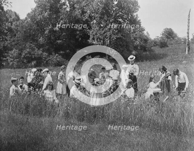 A primary school in the field, 1900. Creator: Frances Benjamin Johnston.