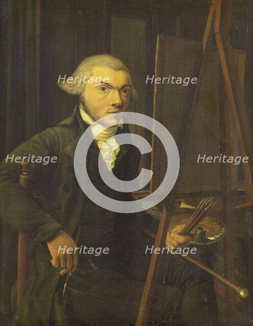 Portrait of a Painter, probably Harmanus Uppink, 1785-1791. Creator: Willem Uppink.