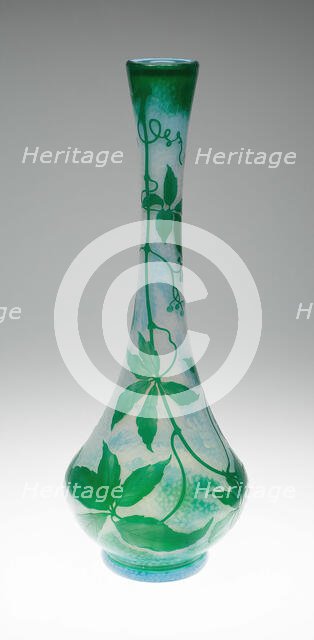 Vase, France, c. 1895/1900. Creator: Daum Frères, Nancy.