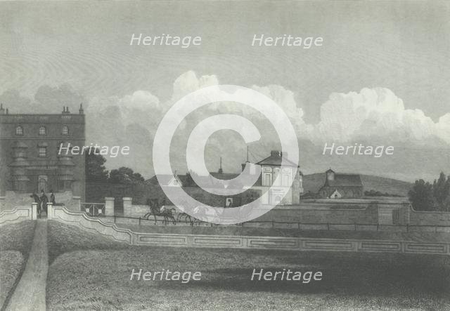 'Hove Church, From the Sea', 1835. Creator: Charles J Smith.