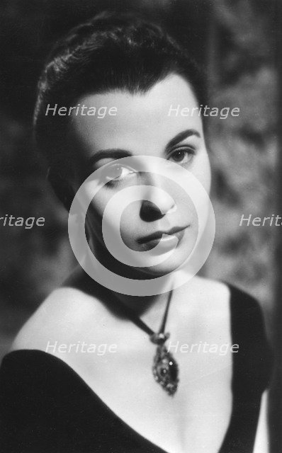 Claire Bloom, English film, stage and television actress, c1947-1955(?). Artist: Unknown