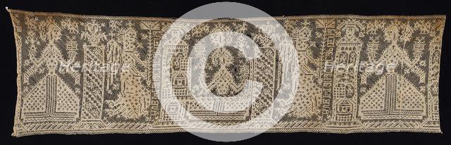 Band with Figures of Women and Angels, 1500s-1600s. Creator: Unknown.