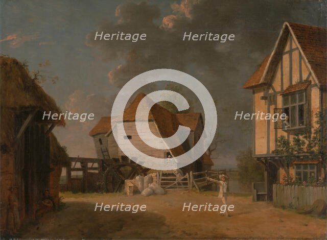 A Scene from 'The Maid of the Mill', 1765. Creator: John Inigo Richards.